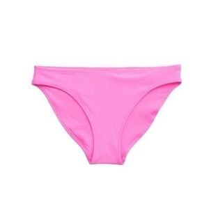 Aerie‎ Classic Full Coverage Bikini Bottom Best Buds Pink Nylon High Rise XL